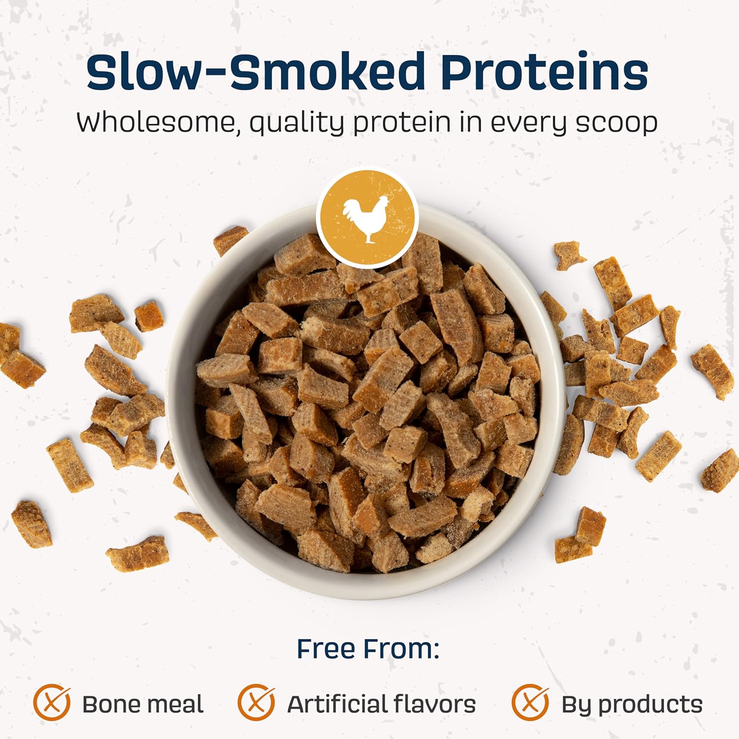 Natural Dog Food - Slow-Roasted Chicken Bowl with Ancient Grains, Vegetables & Fruits - Ideal Wet/Dry Meal or Premium Dog Food Toppers for Picky Eaters (4 lbs)