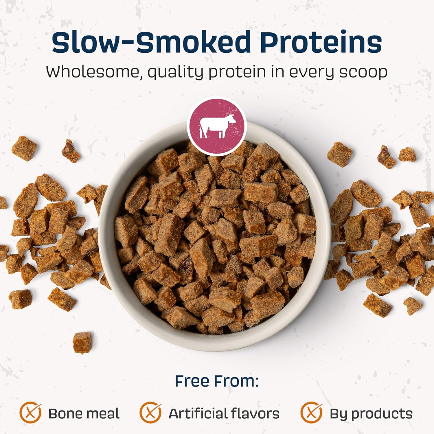 Natural Dog Food - Slow-Roasted Beef Bowl with Ancient Grains, Vegetables & Fruits - Ideal Wet/Dry Meal or Premium Dog Food Toppers for Picky Eaters (6 oz, Pack of 2)
